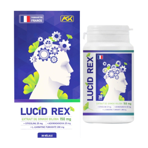 Lucid Rex hỗ trợ hoạt huyết, lưu thông máu não 30 viên