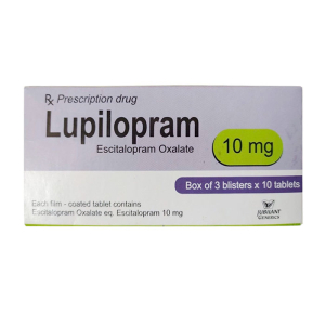 Lupilopram 10mg Jubilant điều trị các chứng trầm cảm, rối loạn hoảng sợ 30 viên