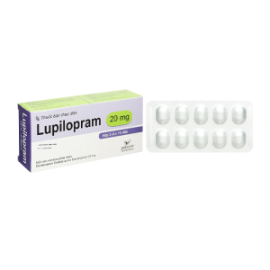Lupilopram 20mg Jubilant điều trị các chứng trầm cảm, rối loạn lo âu 30 viên
