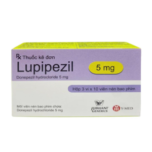 Lupipezil 5mg Jubilant điều trị triệu chứng giảm trí nhớ 30 viên