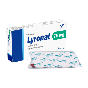 Lyronat 75 mg Bidiphar điều trị hỗ trợ động kinh 30 viên