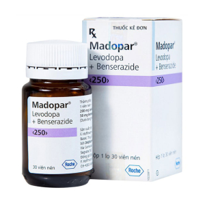 Madopar 250 Roche điều trị bệnh Parkinson 30 viên