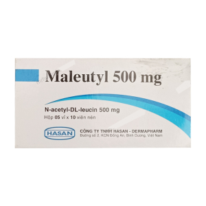 Maleutyl 500mg Hasan điều trị cơn chóng mặt 50 viên
