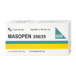 Masopen 250/25 Hasan điều trị triệu chứng bệnh parkinson 30 viên