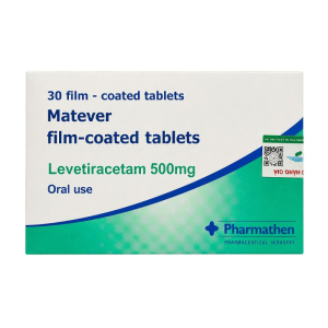 Matever 500mg Pharmathen điều trị động kinh 30 viên