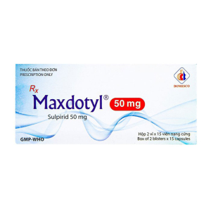 Maxdotyl 50mg Domesco điều trị chứng lo âu 30 viên