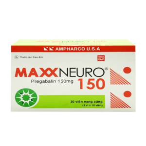 Maxxneuro 150 Ampharco điều trị đau dây thần kinh, động kinh 30 viên