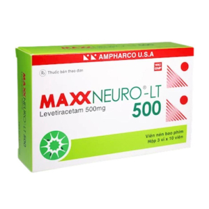 Maxxneuro LT 500 Ampharco kiểm soát cơn co giật 30 viên