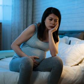 Mẹ bầu mất ngủ 3 tháng cuối do đâu? Cách cải thiện giấc ngủ 