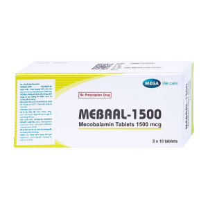 Mebaal 1500 MEGA điều trị các bệnh lý thần kinh ngoại biên 30 viên