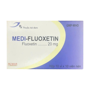 Medi-Fluoxetin 20mg Medisun điều trị trầm cảm 100 viên
