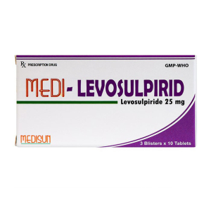 Medi-Levosulpirid 25mg Medisun điều trị tâm thần phân liệt 30 viên