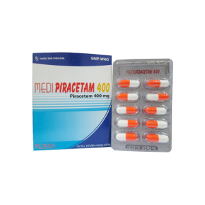 Medi Piracetam 400 điều trị chứng chóng mặt 100 viên