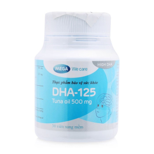 Dầu cá ngừ Mega We Care DHA-125 Tuna Oil 500 mg 30 viên
