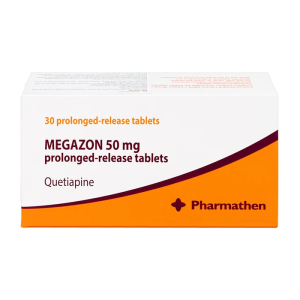 Megazon 50mg Pharmathen điều trị tâm thần phân liệt 30 viên