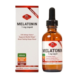Melatonin 1mg Olympian Labs giúp cải thiện và điều hòa giấc ngủ 60ml 