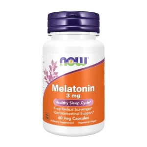 Melatonin 3mg Now Foods hỗ trợ giấc ngủ 60 viên  Melatonin 3mg Now Foods hỗ trợ giấc ngủ 60 viên