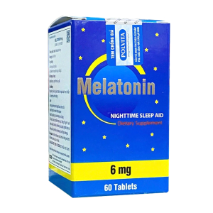 Melatonin 6mg NU-HEALTH hỗ trợ giấc ngủ, giảm căng thẳng 60 viên