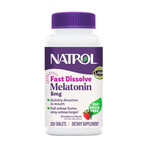 Melatonin Sleep 5mg Natrol giúp ngủ ngon 250 viên