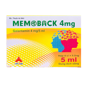 Memoback 4mg CPC1HN điều trị bệnh thần kinh ngoại vi 20 ống