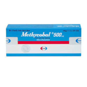 Methycobal 500µg Eisai điều trị bệnh lý thần kinh ngoại biên 30 viên