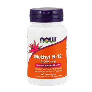 Methyl B-12 5000mcg Now tăng cường trí nhớ 60 viên Methyl B-12 5000mcg Now tăng cường trí nhớ 60 viên