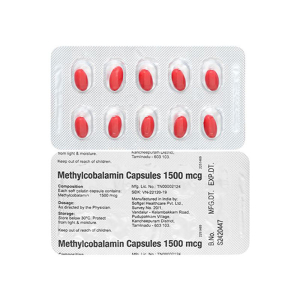 Methylcobalamin 1500mcg Softgel điều trị bệnh lý thần kinh ngoại biên 30 viên