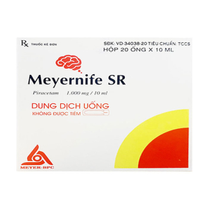Meyernife SR 1000mg/10ml Meyer-BPC điều trị chứng hội chứng tâm thần – thực thể 20 ống x 10ml