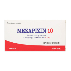 Mezapizin 10 Medisun điều trị đau nửa đầu 100 viên