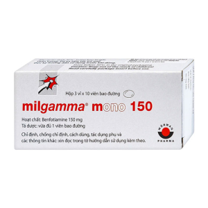Milgamma Mono 150 Dragenopharm điều trị viêm đa dây thần kinh 30 viên