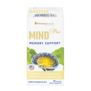 Mind Plus Vitamins For Life tăng cường tuần hoàn não, cải thiện trí nhớ 30 viên