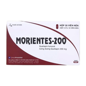 Morientes 200mg DaviPharm điều trị tâm thần phân liệt 30 viên