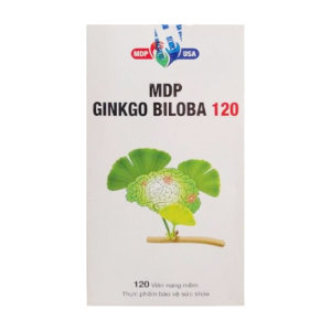  MPD Ginkgo Biloba 120 Mediphar hỗ trợ giảm triệu chứng đau đầu, suy giảm trí nhớ 120 viên
