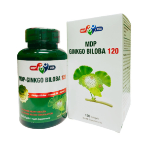  MPD Ginkgo Biloba 120 Mediphar hỗ trợ giảm triệu chứng đau đầu, suy giảm trí nhớ 120 viên