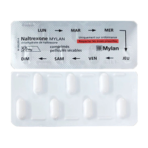 Naltrexone 50mg Mylan điều trị củng cố sau cai nghiện 28 viên