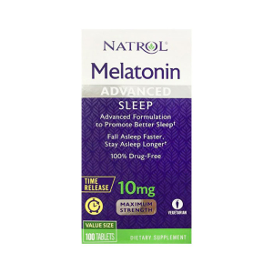 Natrol Melatonin Sleep 10mg hỗ trợ ngủ ngon 100 viên