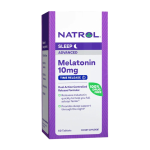 Natrol Melatonin Sleep 10mg giúp ngủ ngon 60 viên 