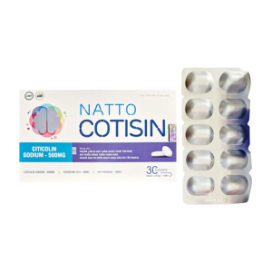 Natto Cotisin hỗ trợ mạch máu não, tuần hoàn não 30 viên 