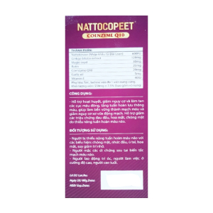 Nattocopeet Dược Đức hỗ trợ hoạt huyết, máu đông 30 viên