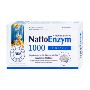 NattoEnzym 1000 DHG Pharma giảm nguy cơ hình thành huyết khối 20 viên