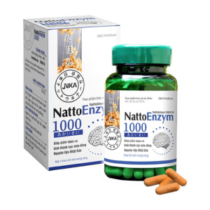 NattoEnzym 1000 DHG Pharma giảm nguy cơ hình thành huyết khối 60 viên