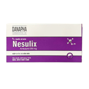 Nesulix 200mg Danapha điều trị các rối loạn tâm thần 30 viên