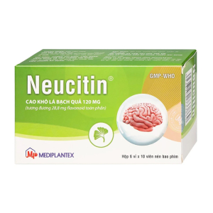 Neucitin 120mg Mediplantex điều trị mất trí nhớ ngắn hạn 60 viên