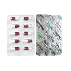 Neupencap 300mg Danapha điều trị đau do viêm dây thần kinh ngoại biên 30 viên