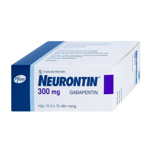 Neurontin 300mg Pfizer điều trị hỗ trợ trong động kinh cục bộ 100 viên