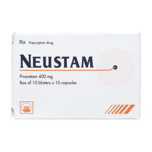 Neustam 400mg Pymepharco điều trị rung giật cơ, thiếu máu não 100 viên