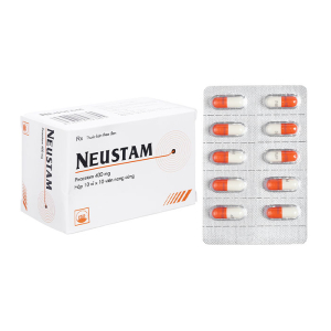 Neustam 400mg Pymepharco điều trị rung giật cơ, thiếu máu não 100 viên