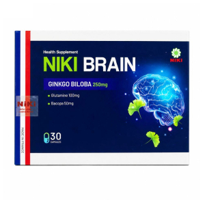 Niki Brain hỗ trợ tăng cường lưu thông máu não 30 viên