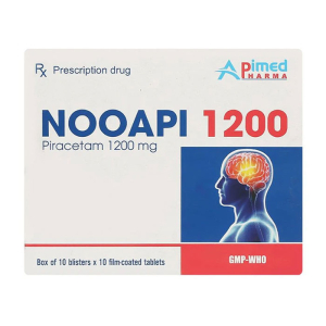 Nooapi 1200 Apimed điều trị triệu chứng của hội chứng tâm thần - thực thể 100 viên