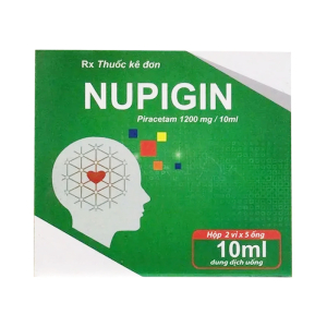 Nupigin 1200mg/10ml CPC1HN điều trị rung giật cơ nguồn gốc vỏ não, thiếu máu não 10 ống
